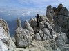 On the eastern summit ridge...